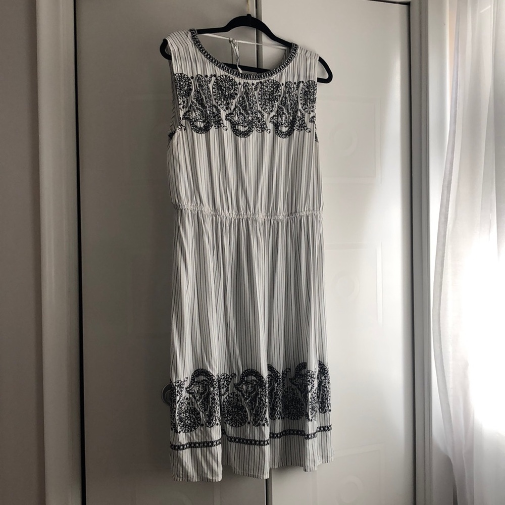 Loft embroidered dress